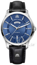 Maurice Lacroix Pontos Blå/Lær Ø41 mm Maurice Lacroix Pontos Blå/Lær Ø41 mm