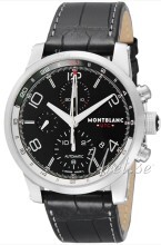 Montblanc Timewalker Sort/Lær Ø43 mm Montblanc Timewalker Sort/Lær Ø43 mm