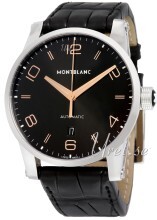 Montblanc Timewalker Sort/Lær Ø42 mm Montblanc Timewalker Sort/Lær Ø42 mm