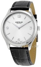 Montblanc Meisterstück Sølvfarget/Lær Ø38 mm Montblanc Meisterstück Sølvfarget/Lær Ø38 mm