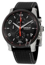 Montblanc Timewalker Sort/Lær Ø43 mm Montblanc Timewalker Sort/Lær Ø43 mm