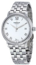 Montblanc Tradition Hvit/Stål Ø36 mm Montblanc Tradition Hvit/Stål Ø36 mm