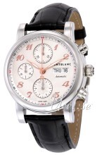 Montblanc Star Sølvfarget/Lær Ø39 mm Montblanc Star Sølvfarget/Lær Ø39 mm