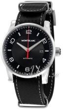 Montblanc Timewalker Sort/Lær Ø42 mm Montblanc Timewalker Sort/Lær Ø42 mm