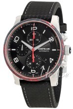 Montblanc Timewalker Sort/Lær Ø42 mm Montblanc Timewalker Sort/Lær Ø42 mm