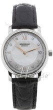 Montblanc Tradition Sølvfarget/Lær Ø32 mm Montblanc Tradition Sølvfarget/Lær Ø32 mm