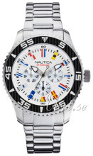 Nautica NST Hvit/Stål Ø44 mm Nautica NST Hvit/Stål Ø44 mm