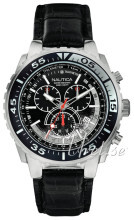 Nautica Chronograph Sort/Lær Ø45 mm Nautica Chronograph Sort/Lær Ø45 mm