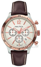 Nautica BFD 104 Antikkhvit/Lær Ø44 mm Nautica BFD 104 Antikkhvit/Lær Ø44 mm