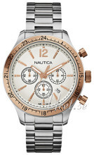 Nautica BFD 104 Hvit/Stål Ø44 mm Nautica BFD 104 Hvit/Stål Ø44 mm
