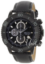 Nautica NST Sort/Lær Ø48 mm Nautica NST Sort/Lær Ø48 mm