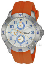 Nautica Multifunction Hvit/Gummi Ø47 mm Nautica Multifunction Hvit/Gummi Ø47 mm