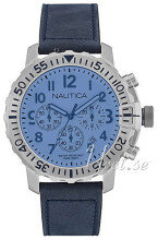Nautica Chronograph Blå/Lær Ø48 mm Nautica Chronograph Blå/Lær Ø48 mm