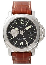 Panerai Contemporary Luminor GMT Sort/Lær Ø44 mm Panerai Contemporary Luminor GMT Sort/Lær Ø44 mm