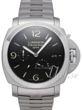 Panerai Contemporary Luminor 3 Days GMT Power Reserve Sort/Stål Panerai Contemporary Luminor 3 Days GMT Power Reserve Sort/Stål