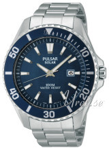 Pulsar Blå/Stål Ø44 mm Pulsar Blå/Stål Ø44 mm