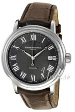 Raymond Weil Maestro Grå/Lær Ø39.5 mm Raymond Weil Maestro Grå/Lær Ø39.5 mm