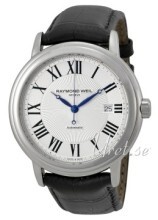 Raymond Weil Maestro Sølvfarget/Lær Ø41.5 mm Raymond Weil Maestro Sølvfarget/Lær Ø41.5 mm