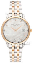 Raymond Weil Toccata Hvit/Rose-gulltonet stål Ø34 mm Raymond Weil Toccata Hvit/Rose-gulltonet stål Ø34 mm