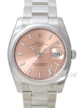 Rolex Perpetual Date Rosa/Stål Ø34 mm Rolex Perpetual Date Rosa/Stål Ø34 mm