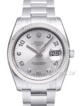Rolex Perpetual Date Sølvfarget/Stål Ø34 mm Rolex Perpetual Date Sølvfarget/Stål Ø34 mm