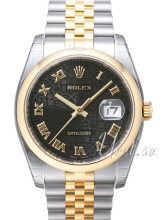 Rolex Datejust 36 Sort/Stål Ø36 mm Rolex Datejust 36 Sort/Stål Ø36 mm