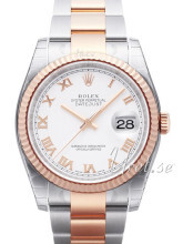 Rolex Datejust 36 Hvit/Stål Ø36 mm Rolex Datejust 36 Hvit/Stål Ø36 mm