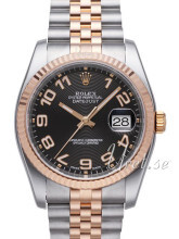 Rolex Datejust 36 Sort/Stål Ø36 mm Rolex Datejust 36 Sort/Stål Ø36 mm