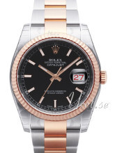 Rolex Datejust 36 Sort/Stål Ø36 mm Rolex Datejust 36 Sort/Stål Ø36 mm