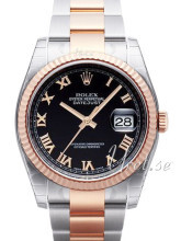 Rolex Datejust 36 Sort/Stål Ø36 mm Rolex Datejust 36 Sort/Stål Ø36 mm