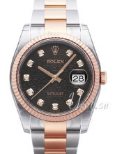 Rolex Datejust 36 Sort/Stål Ø36 mm Rolex Datejust 36 Sort/Stål Ø36 mm