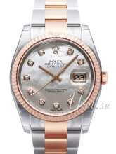 Rolex Datejust 36 Hvit/Stål Ø36 mm Rolex Datejust 36 Hvit/Stål Ø36 mm
