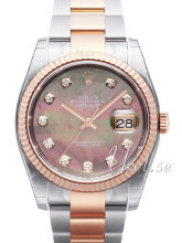 Rolex Datejust 36 Sort/Stål Ø36 mm Rolex Datejust 36 Sort/Stål Ø36 mm