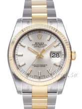 Rolex Datejust 36 Sølvfarget/Stål Ø36 mm Rolex Datejust 36 Sølvfarget/Stål Ø36 mm