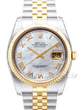 Rolex Datejust 36 Hvit/Stål Ø36 mm Rolex Datejust 36 Hvit/Stål Ø36 mm