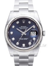 Rolex Datejust 36 Blå/Stål Ø36 mm Rolex Datejust 36 Blå/Stål Ø36 mm