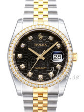 Rolex Datejust 36 Sort/Stål Ø36 mm Rolex Datejust 36 Sort/Stål Ø36 mm