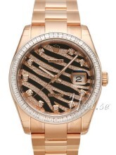 Rolex Datejust 36 Sort/18 karat rosé gull Ø36 mm Rolex Datejust 36 Sort/18 karat rosé gull Ø36 mm