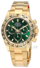 Rolex Cosmograph Daytona Grønn/18 karat gult gull Ø40 mm Rolex Cosmograph Daytona Grønn/18 karat gult gull Ø40 mm