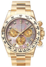 Rolex Cosmograph Daytona Rosa/18 karat gult gull Ø40 mm Rolex Cosmograph Daytona Rosa/18 karat gult gull Ø40 mm