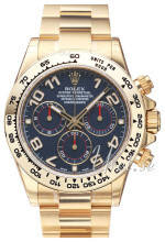 Rolex Cosmograph Daytona Blå/18 karat gult gull Ø40 mm Rolex Cosmograph Daytona Blå/18 karat gult gull Ø40 mm
