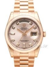 Rolex Day-Date 36 Rosa/18 karat rosé gull Ø36 mm Rolex Day-Date 36 Rosa/18 karat rosé gull Ø36 mm
