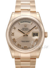 Rolex Day-Date 36 Champagnefarget/18 karat rosé gull Ø36 mm Rolex Day-Date 36 Champagnefarget/18 karat rosé gull Ø36 mm