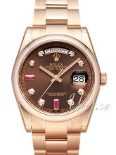 Rolex Day-Date 36 Brun/18 karat rosé gull Ø36 mm Rolex Day-Date 36 Brun/18 karat rosé gull Ø36 mm