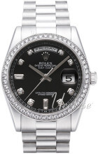 Rolex Day-Date 36 Sort/Platina Ø36 mm Rolex Day-Date 36 Sort/Platina Ø36 mm