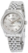 Rolex Datejust 31 Sølvfarget/Stål Ø31 mm Rolex Datejust 31 Sølvfarget/Stål Ø31 mm