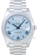 Rolex Day-Date 40 Blå/Platina Ø40 mm Rolex Day-Date 40 Blå/Platina Ø40 mm