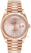 Rolex Day-Date 40 Rosa/18 karat rosé gull Ø40 mm Rolex Day-Date 40 Rosa/18 karat rosé gull Ø40 mm