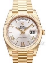 Rolex Day-Date 40 Sølvfarget/18 karat gult gull Ø40 mm Rolex Day-Date 40 Sølvfarget/18 karat gult gull Ø40 mm