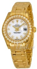 Rolex Pearlmaster 29 Hvit/18 karat gult gull Ø29 mm Rolex Pearlmaster 29 Hvit/18 karat gult gull Ø29 mm